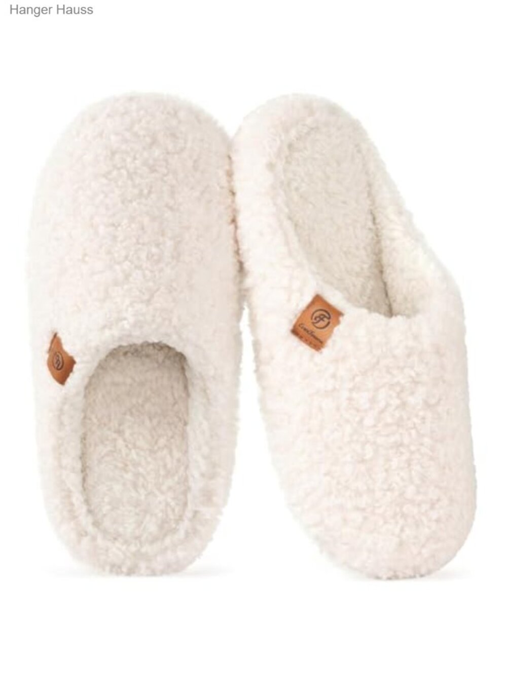 Fuzzy Mule Slippers Memory Foam Slip-On House Shoes